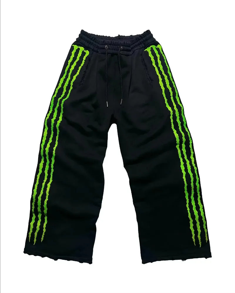 Triple Stripe Drawstring Joggers