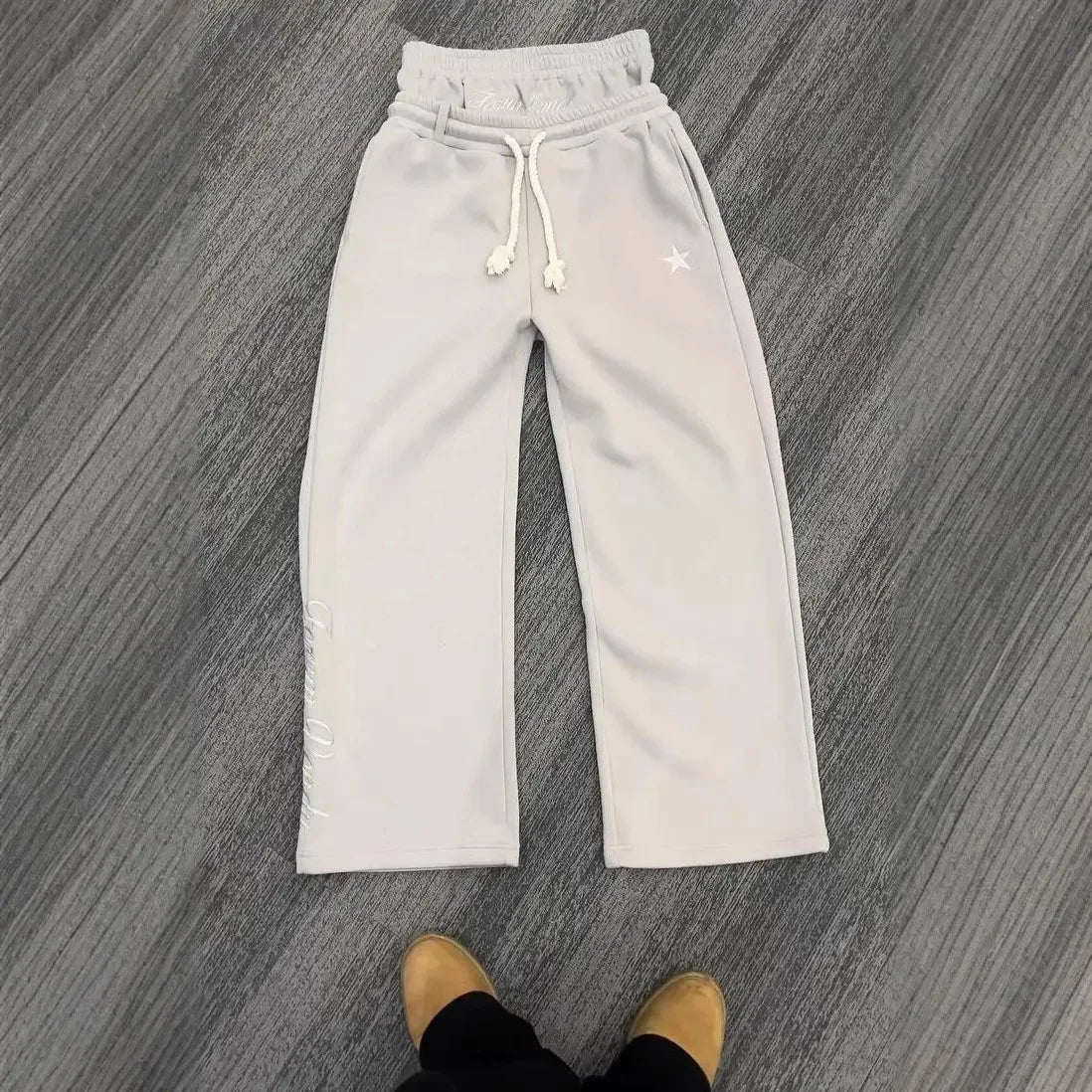 Double waisted sweatpants